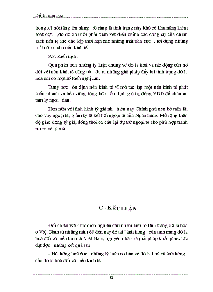 image for page Ảnh hưởng của tình trạng đô la hoá đối với nền kinh tế Việt Nam nguyên nhân và Giải pháp khắc phục