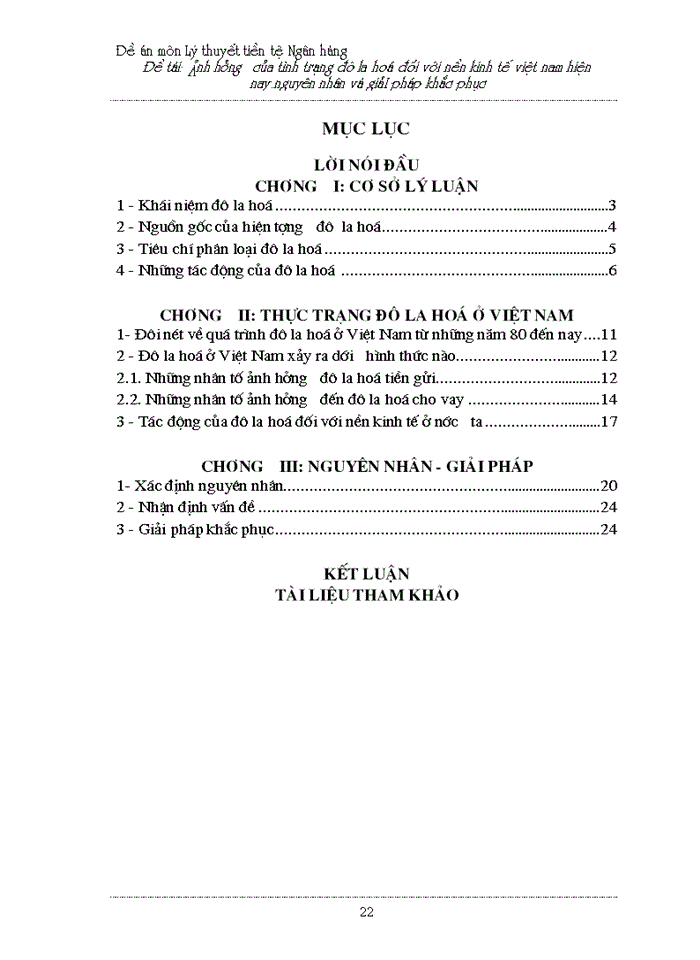 image for page Ảnh hưởng của tình trạng đô la hoá đối với nền kinh tế Việt Nam hiện nay nguyên nhân và Giải pháp khắc phục