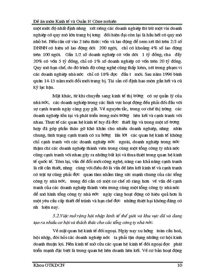 image for page Đánh giá hiệu quả hoạt động của cáC tổng Công ty nhà nước trong Công nghiệp thời gian qua