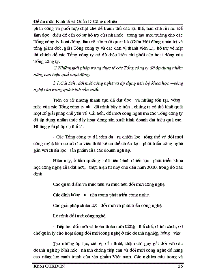 image for page Đánh giá hiệu quả hoạt động của cáC tổng Công ty nhà nước trong Công nghiệp thời gian qua