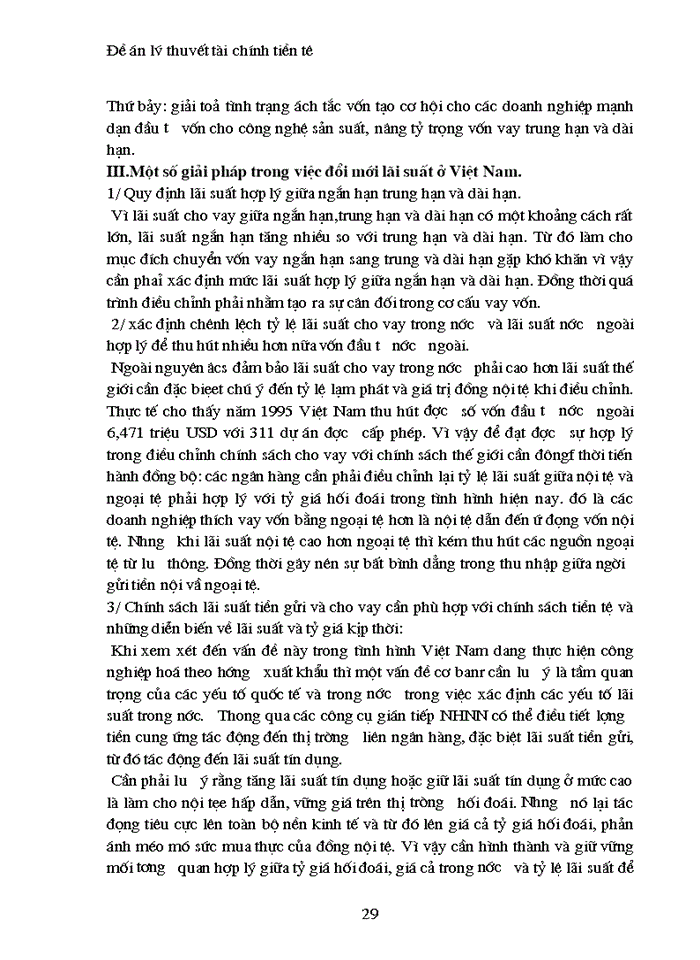 image for page Khái quát quá trình cải cách lãi suất tín dụng và tác động của nó tới quá trình phát triển kinh tế ở Việt Nam trong giai đoạn vừa qua