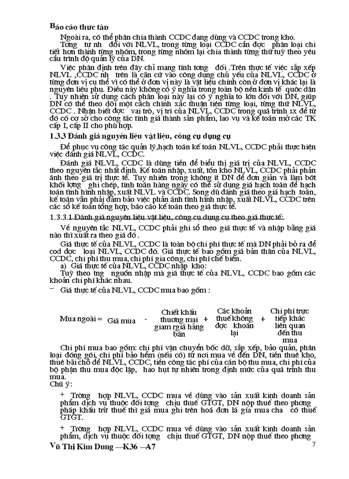 image for page THS Kế toán Nguyên liệu Vật liệu vật liệu và Công cụ dụng cụ tại Công ty Thương mại Xây dựng Bạch Đằng