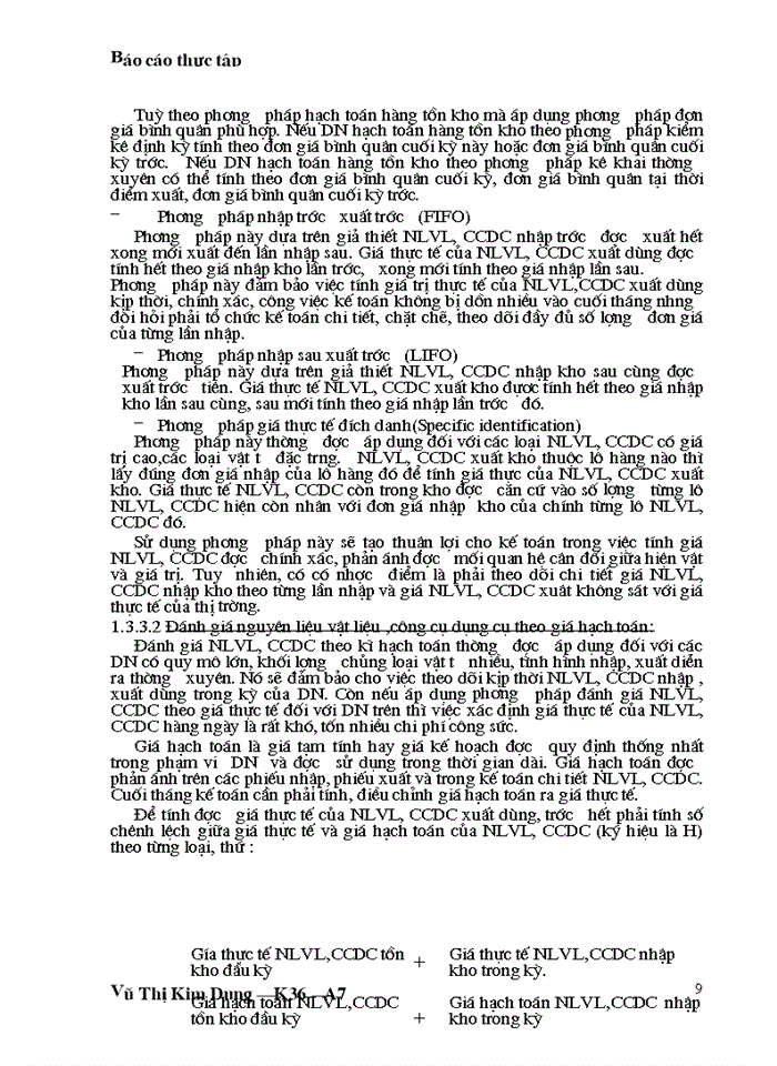 image for page THS Kế toán Nguyên liệu Vật liệu vật liệu và Công cụ dụng cụ tại Công ty Thương mại Xây dựng Bạch Đằng