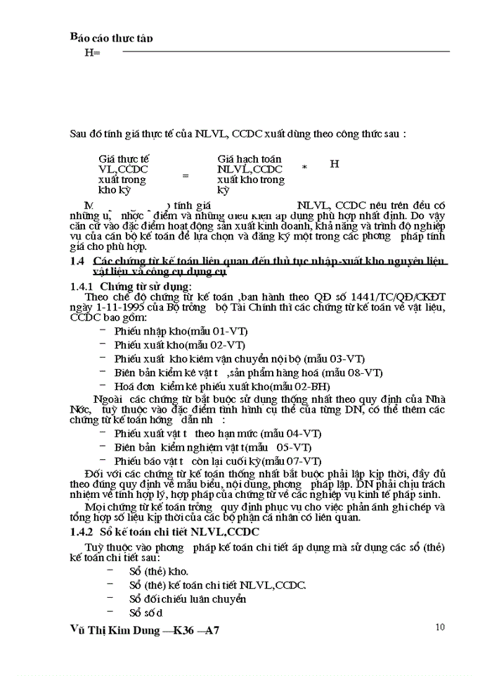 image for page THS Kế toán Nguyên liệu Vật liệu vật liệu và Công cụ dụng cụ tại Công ty Thương mại Xây dựng Bạch Đằng
