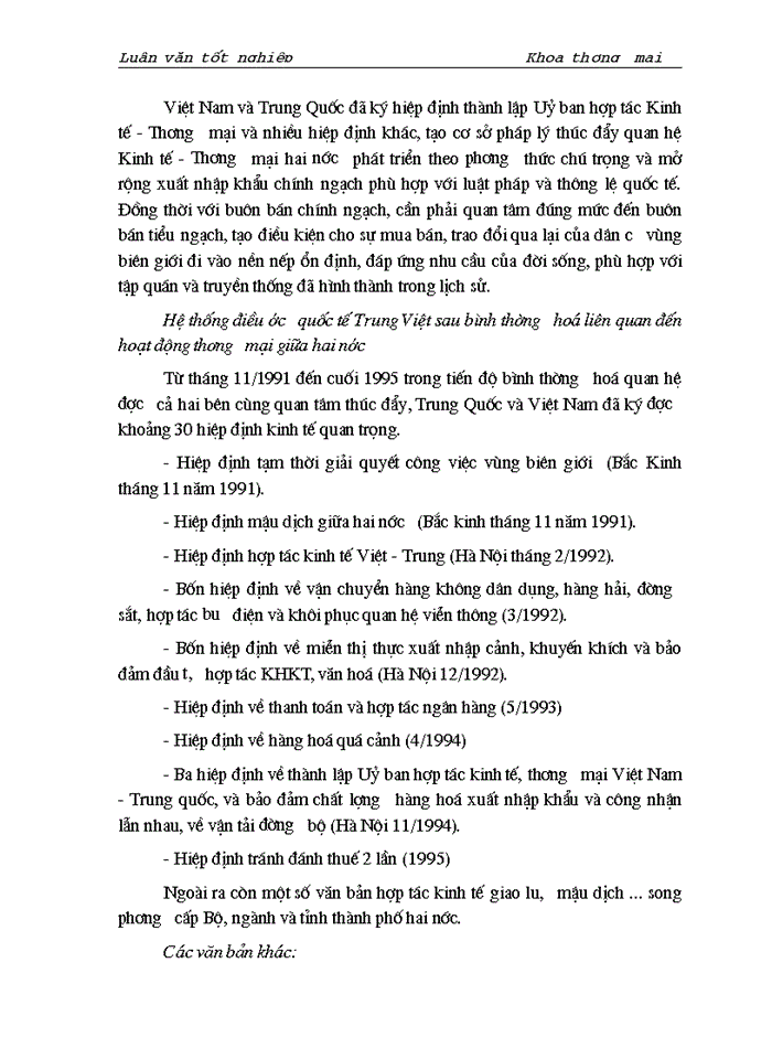 image for page THS Một số chính sách và Giải pháp chủ yếu nhằm đẩy mạnh hoạt động Xuất nhập khẩu của Việt Nam và Trung Quốc