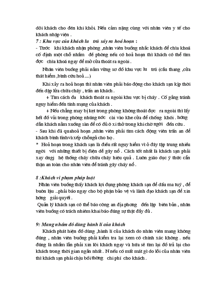 image for page Nghiệp vụ phục vụ buồng trong khách sạn