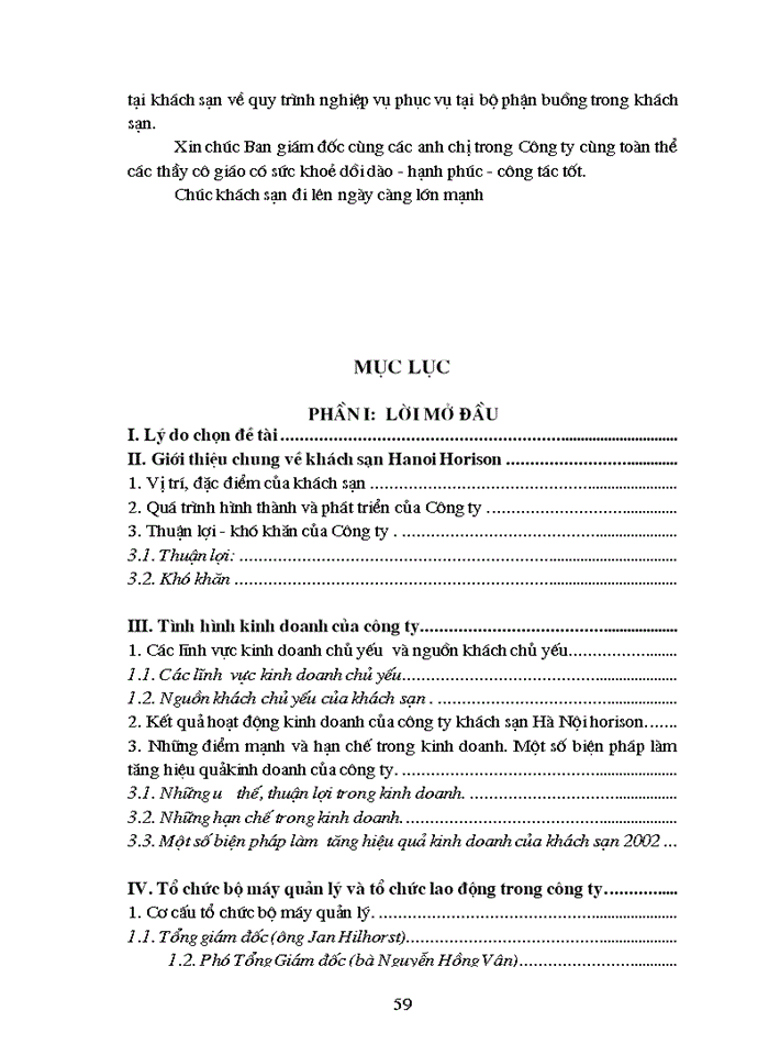 image for page Nội dung nghiệp vụ phục vụ buồng tại khách sạn Hà Nội HORISON