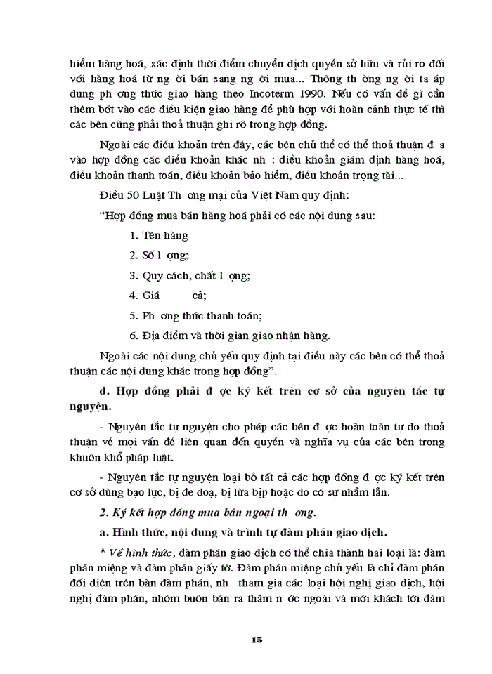 image for page Một số vấn đề pháp lý về ký kết và thực hiện Hợp đồng mua bán ngoại thương