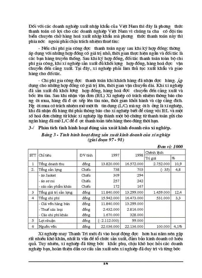image for page Hiệu quả Sản xuất Kinh doanh tại xí nghiệp may Xuất khẩu Thanh Trì