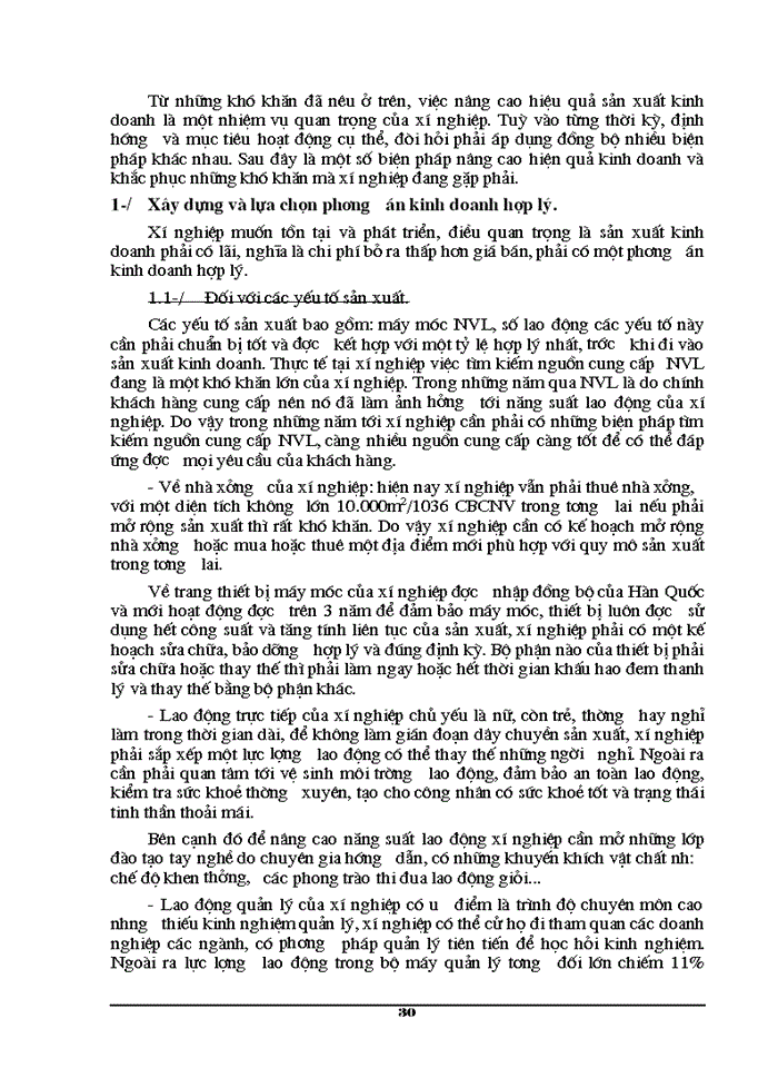 image for page Hiệu quả Sản xuất Kinh doanh tại xí nghiệp may Xuất khẩu Thanh Trì