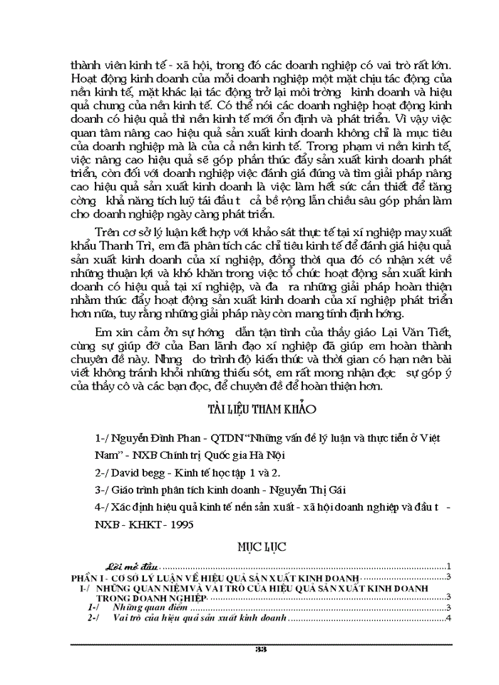 image for page Hiệu quả Sản xuất Kinh doanh tại xí nghiệp may Xuất khẩu Thanh Trì