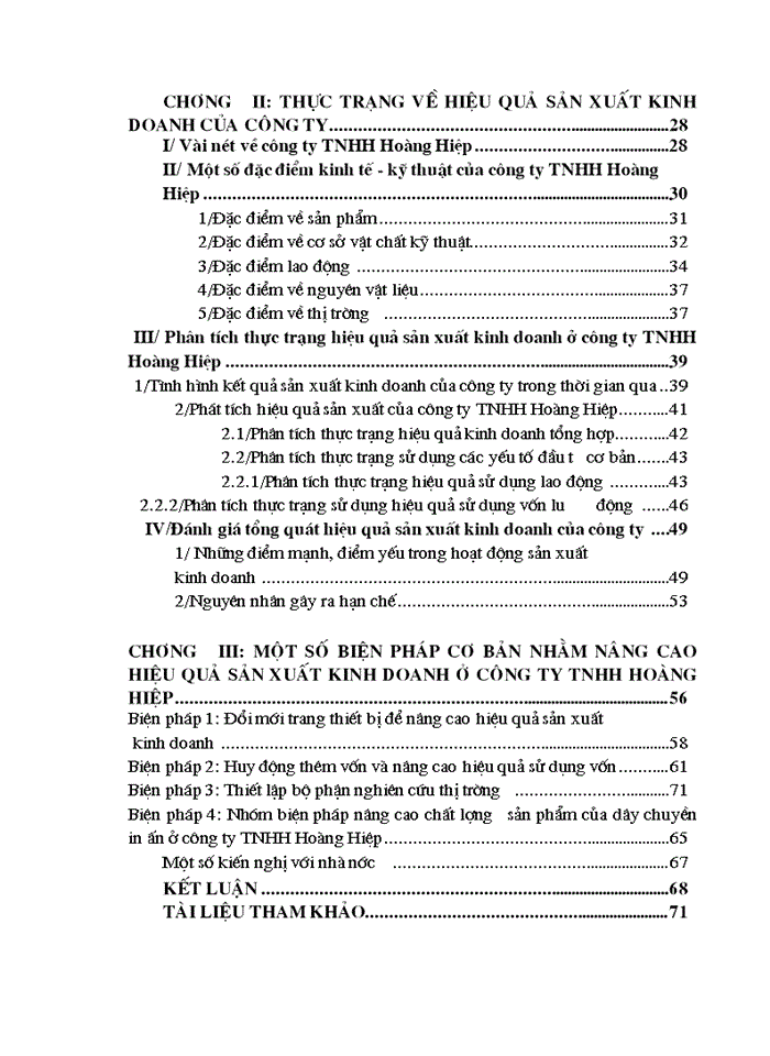 image for page Một số biện pháp cơ bản nhằm nâng cao hiệu quả Sản xuất Kinh doanh ở Công ty Trách nhiệm Hữu hạn Hoàng Hiệp