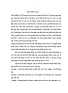 Báo cáo tại Viện Nghiên Cứu Thương mại trong thời gian gần đây