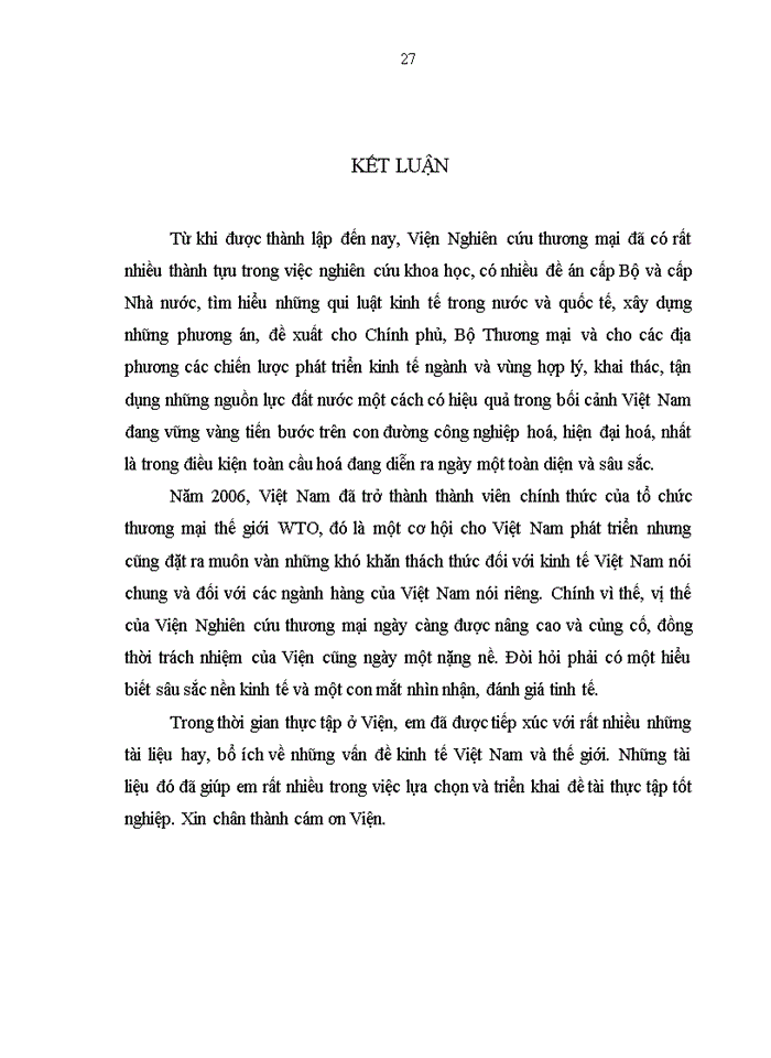 image for page Báo cáo tại Viện Nghiên Cứu Thương mại trong thời gian gần đây