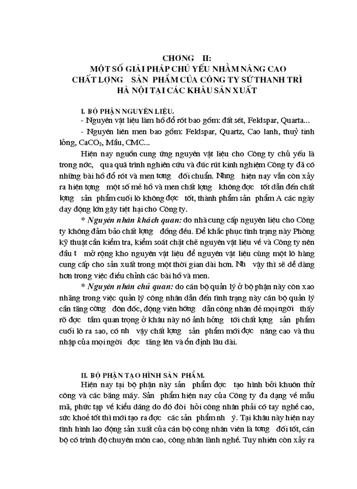 image for page Một số ý kiến nhằm nâng cao chất lượng sản phẩm và doanh thu của Công ty sứ thanh trì Hà Nội