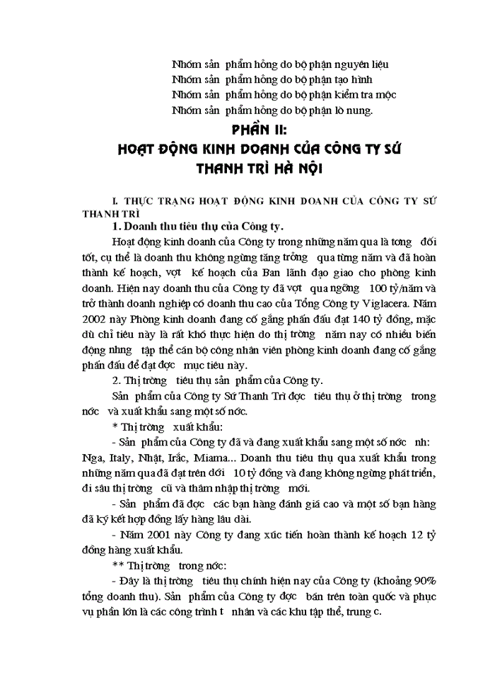 image for page Một số ý kiến nhằm nâng cao chất lượng sản phẩm và doanh thu của Công ty sứ thanh trì Hà Nội