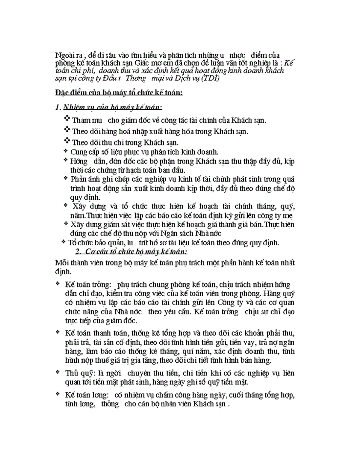 image for page Báo cáo Công ty Đầu tư Thương mại và Dịch vụ TDI