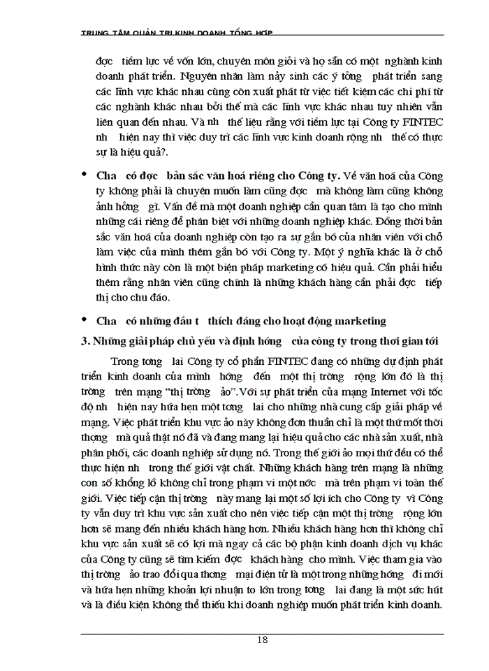 image for page Báo cáo Công ty cổ phần fintec