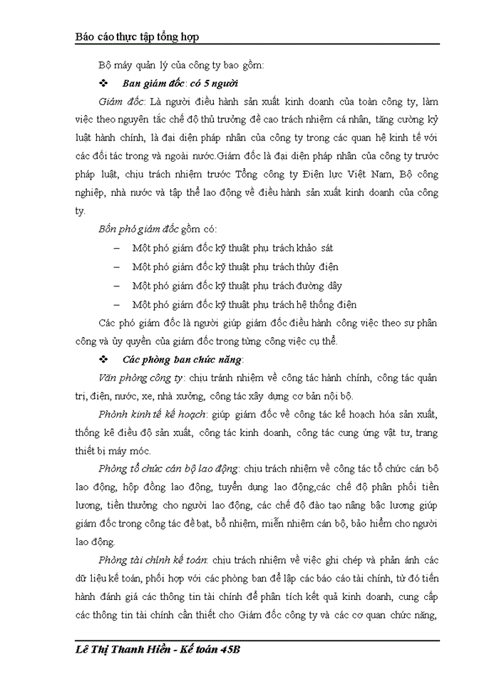 image for page Báo cáo tại Công ty tư vấn Xây dựng Điện I