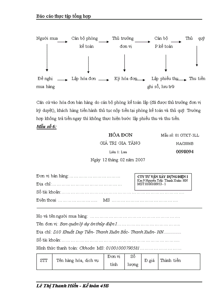 image for page Báo cáo tại Công ty tư vấn Xây dựng Điện I