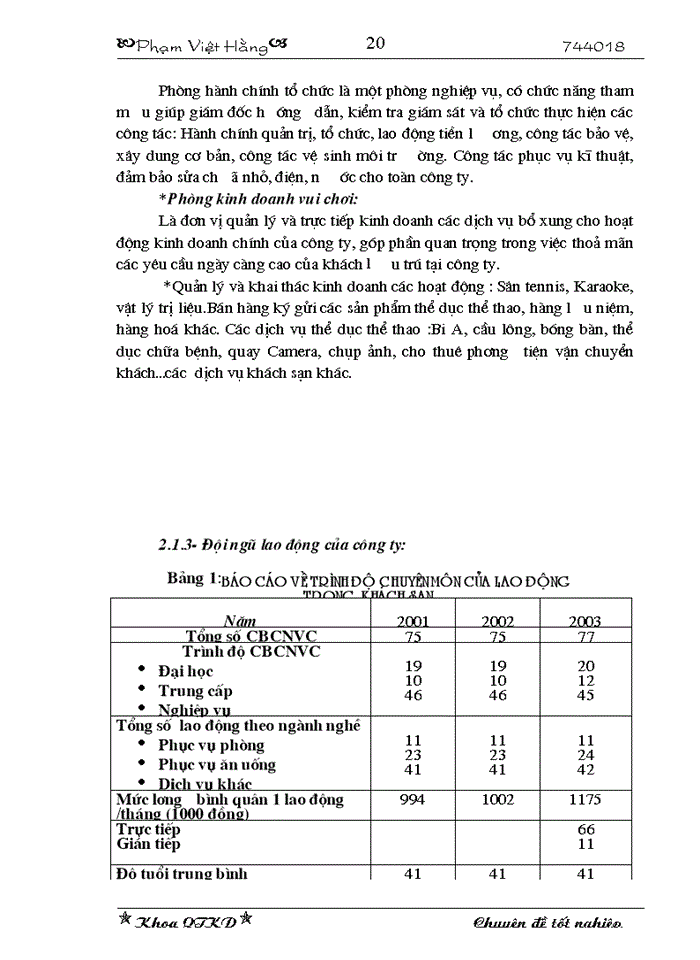 image for page Thực trạng chất lượng phục vụ của bộ phận bàn tại Công ty Khách sạn và du lịch Công Đoàn Hà Nội
