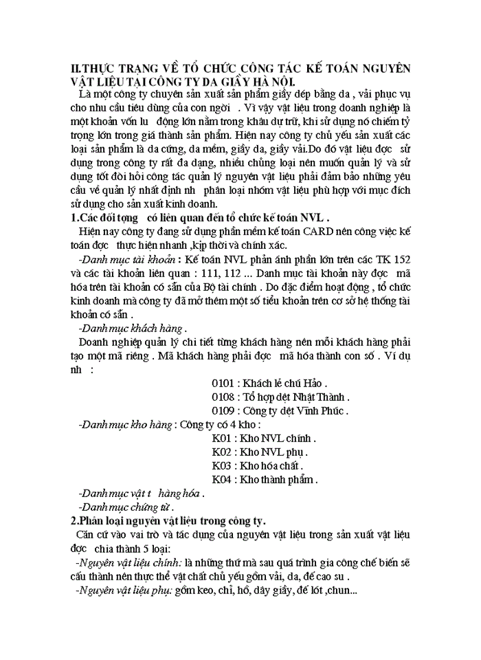image for page Tổ chức công tác Kế toán Nguyên vật liệu và phân tích tình hình cung cấp sử dụng Nguyên vật liệu tại Công ty Da giầy Hà Nội