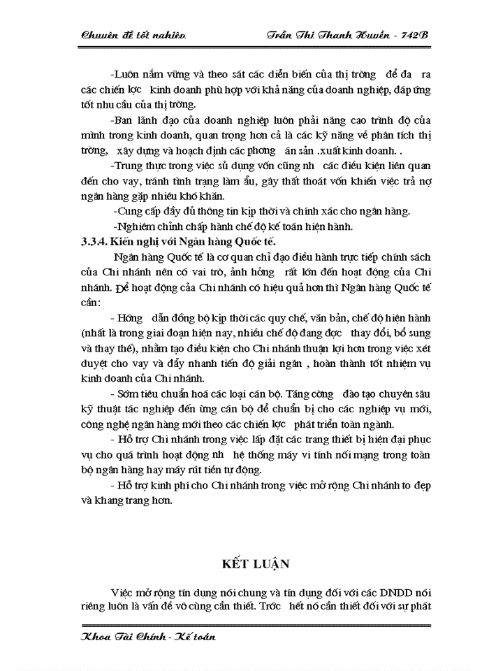 image for page Giải pháp nhằm mở rộng tín dụng Ngân hàng đối với các Doanh nghiệp dân doanh tại Ngân hàng Thương mại Cổ phần Quốc Tế Việt Nam - Chi nhánh Đống Đa