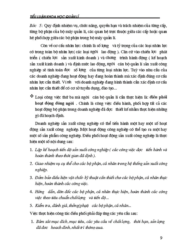 image for page Trình bày nội dung và tính chất các loại công việc mà cán bộ quản lý sản xuất Công nghiệp phải đảm nhiệm hoàn thành và từ đó suy ra rút ra các loại kiến thức cán bộ đó cần phải có