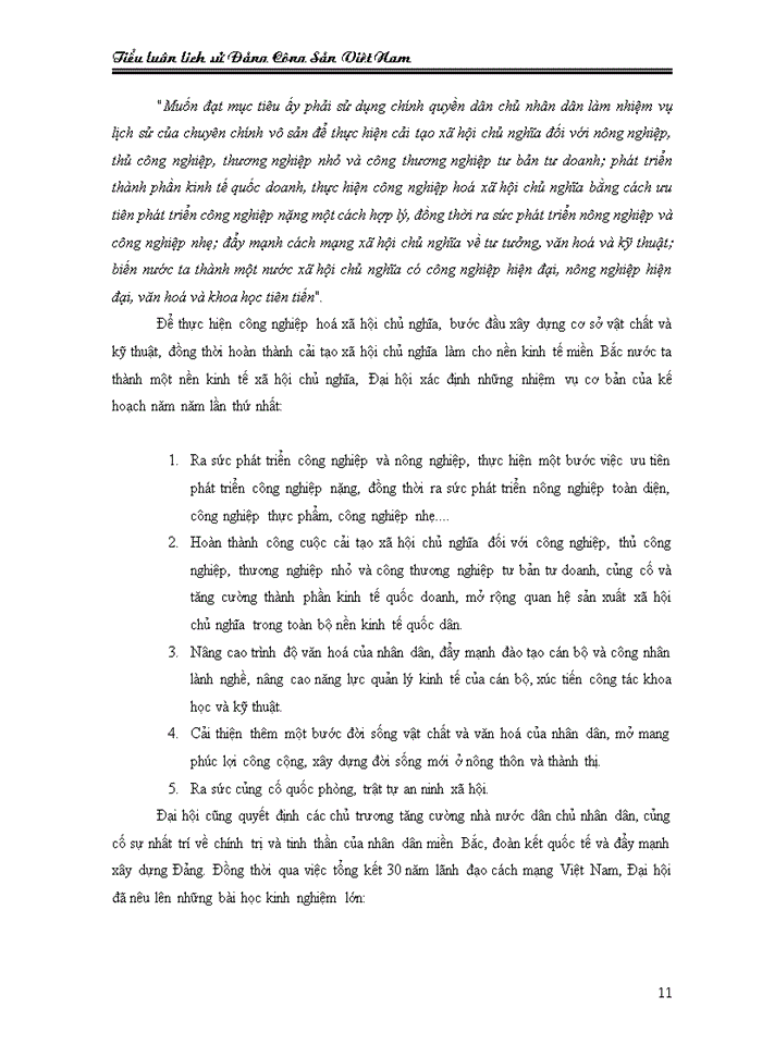 image for page Trình bày hoàn cảnh Lịch sử nội dung đường lối của cách mạng Việt Nam trong giai đoạn mới do Đại Hội đại biểu toàn quốc lần thứ III của Đảng cộng sản Việt Nam đề ra