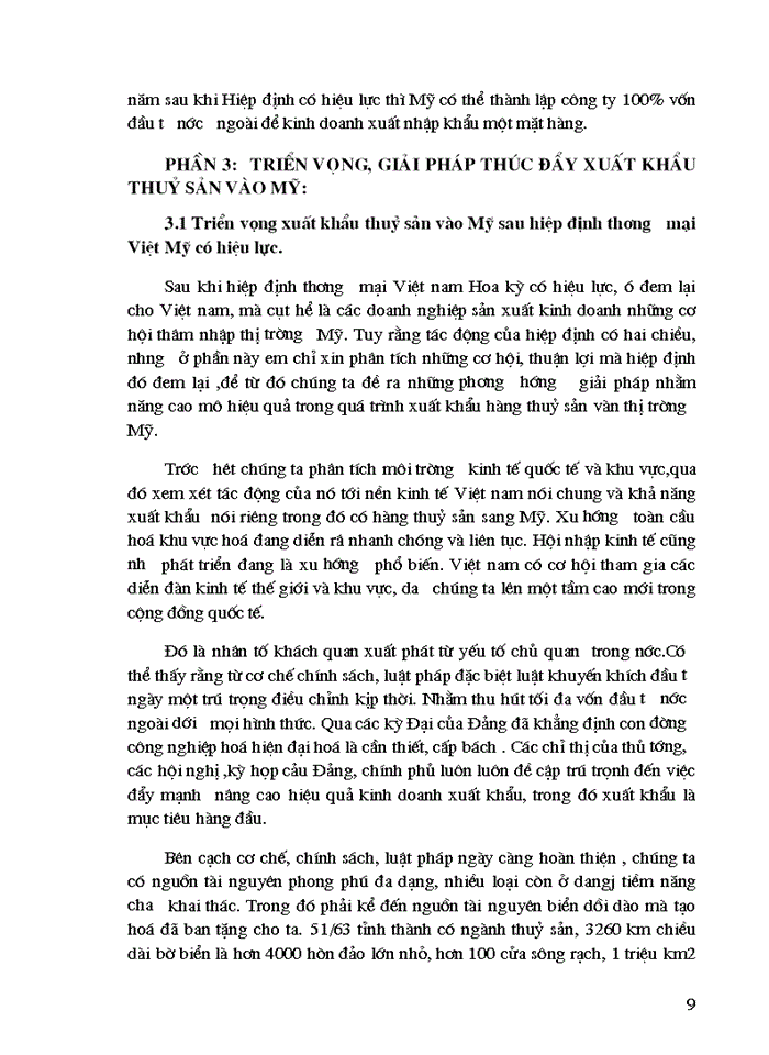 image for page Thực trạng Xuất khẩu thuỷ sản vào Mỹ qua những năm qua