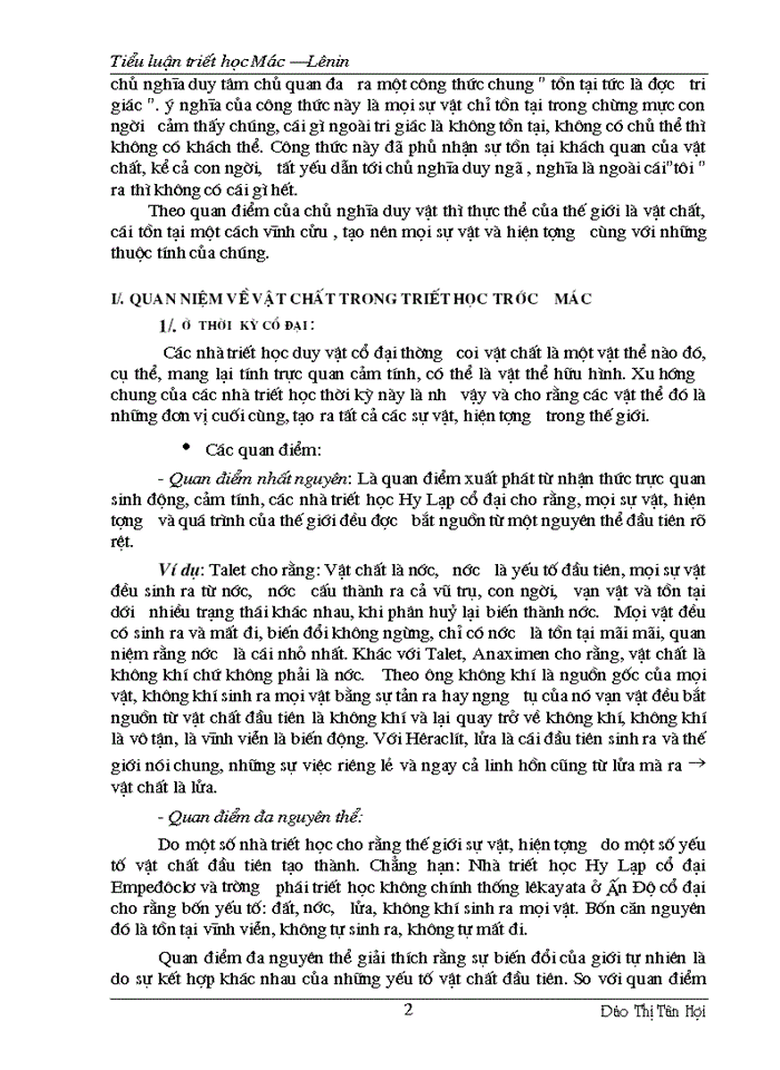 image for page Triết mác Tiểu luận triết học Mác Lênin