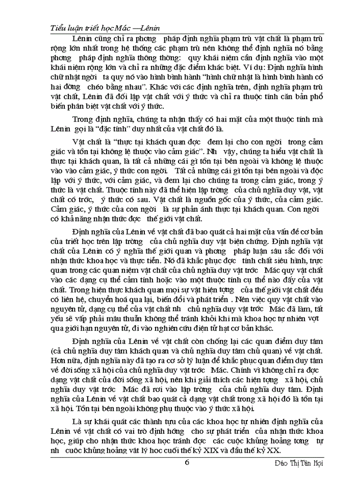 image for page Triết mác Tiểu luận triết học Mác Lênin