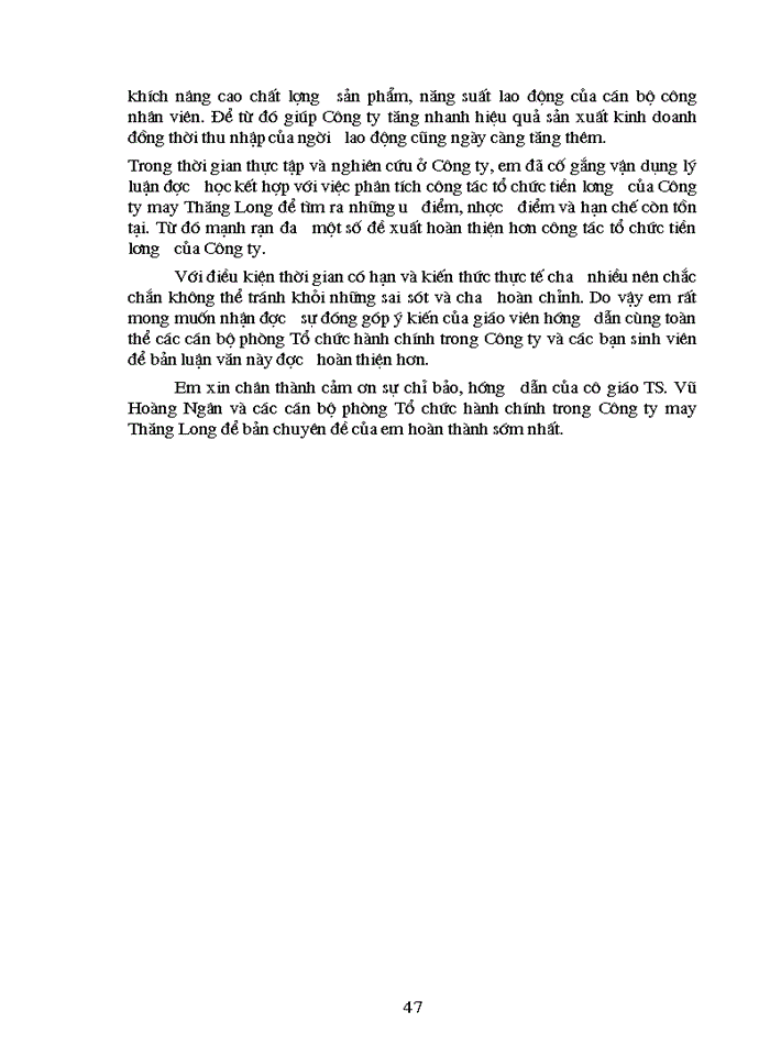 image for page Hoàn thiện công tác tổ chức quản lý tiền lương tại Công ty may Thăng Long