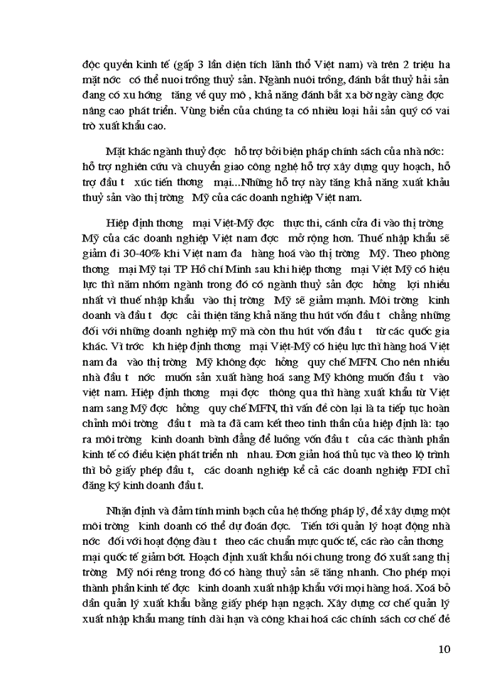 image for page Thực trạng Xuất khẩu thuỷ sản vào Mỹ qua những năm qua