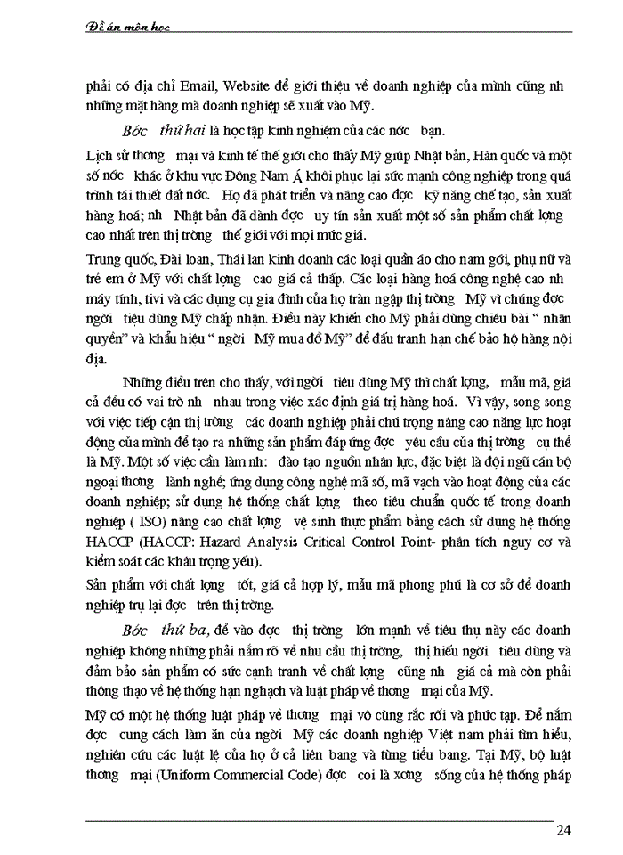 image for page Về thị trường Mỹ và triển vọng Xuất khẩu Hàng hóa của Việt Nam sang thị trường Mỹ