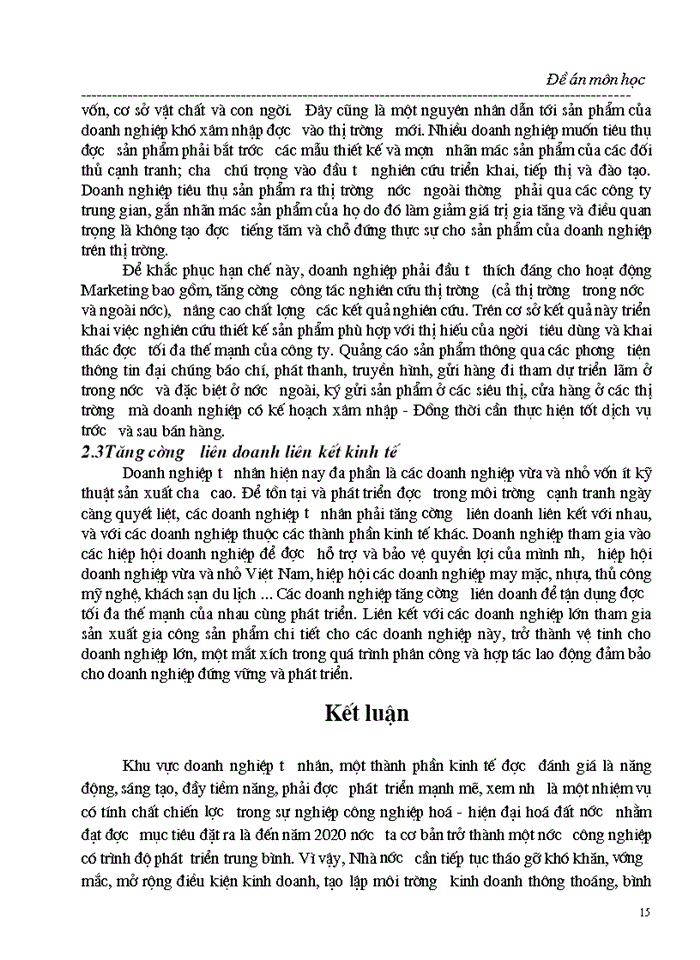 image for page Giải pháp hỗ trợ cho các Doanh nghiệp tư nhân ở Việt Nam hiện nay