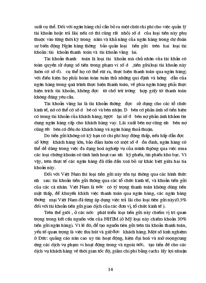 image for page Nghiệp vụ huy động vốn của Ngân hàng Thương mại