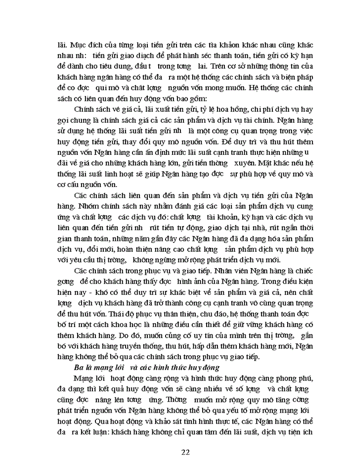 image for page Nghiệp vụ huy động vốn của Ngân hàng Thương mại