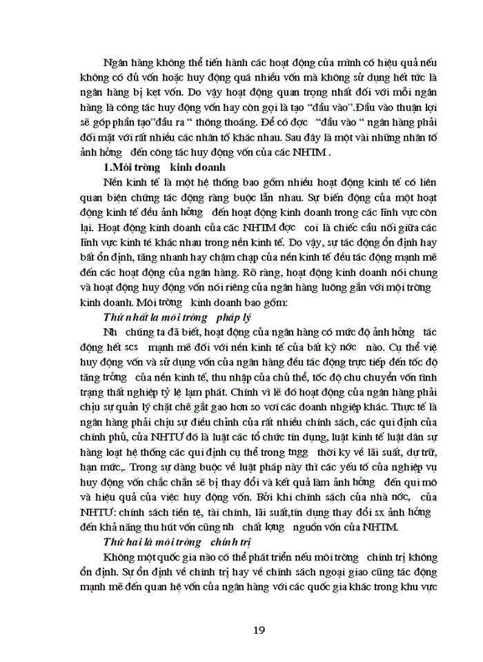 image for page Nghiệp vụ huy động vốn của Ngân hàng Thương mại