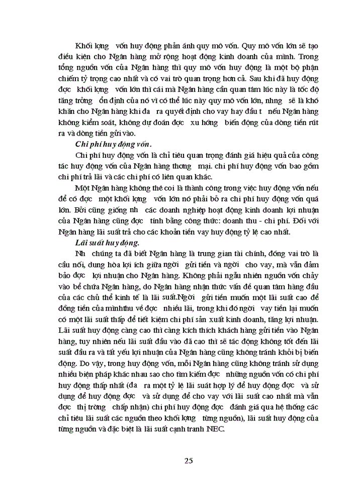 image for page Nghiệp vụ huy động vốn của Ngân hàng Thương mại