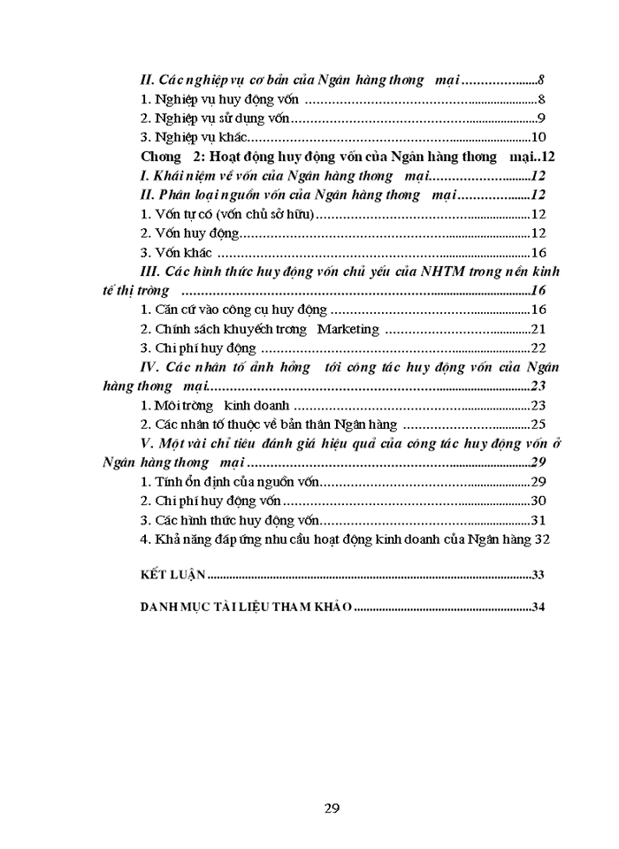 image for page Nghiệp vụ huy động vốn của Ngân hàng Thương mại