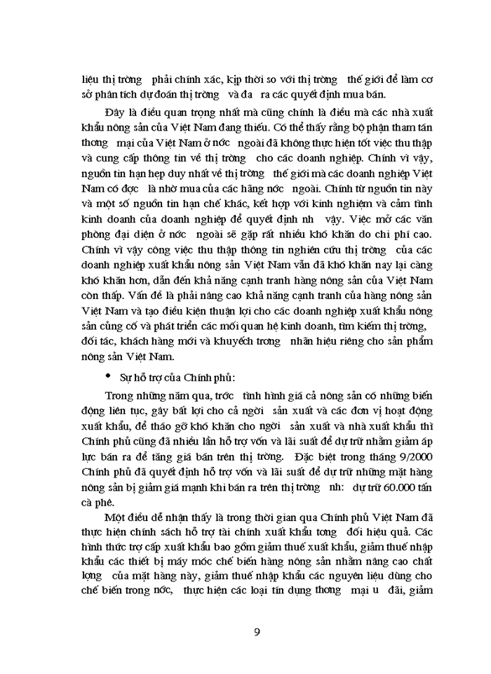 image for page Thực trạng cạnh tranh của hàng nông sản Việt Nam trên thị trường