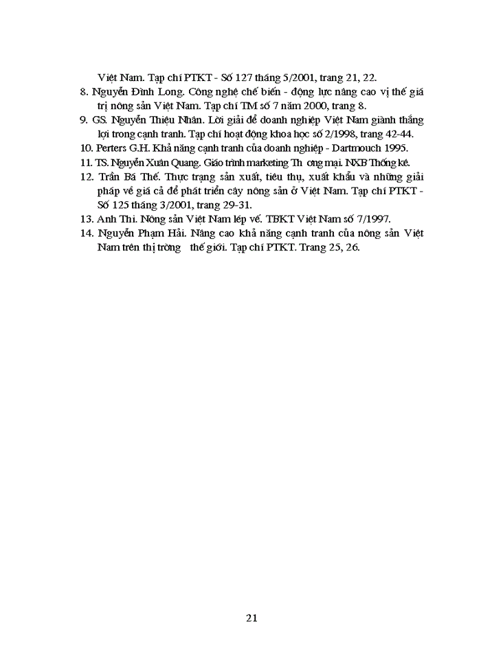 image for page Thực trạng cạnh tranh của hàng nông sản Việt Nam trên thị trường