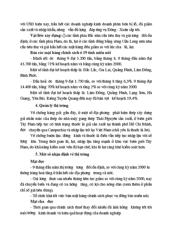 image for page Tình hình thực hiện kế hoạch Thương mại