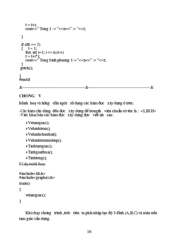 image for page Giới thiệu về các hàm trong C