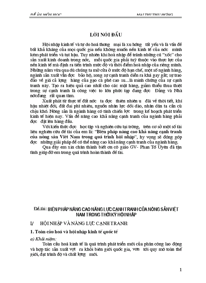 image for page Biện pháp nâng cao khả năng cạnh tranh của nông sản Việt Nam trong quá trình hội nhập