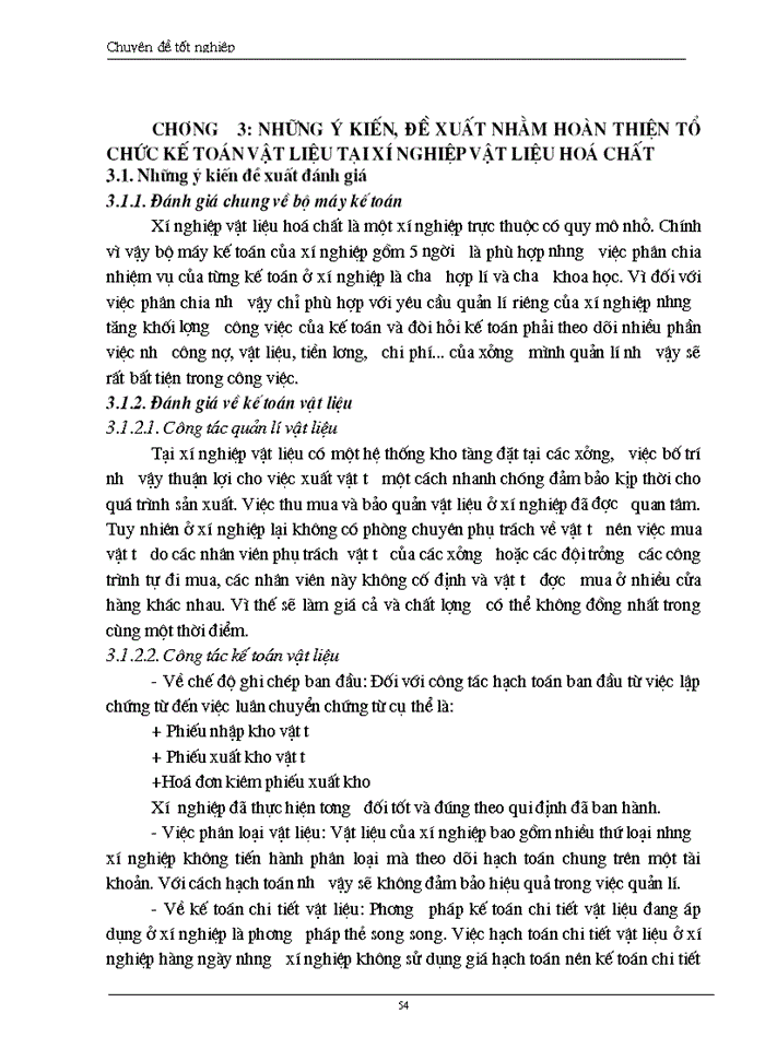 image for page Hoàn thiện công tác Kế toán Nguyên vật liệu tại xí nghiệp vật liệu hoá chất