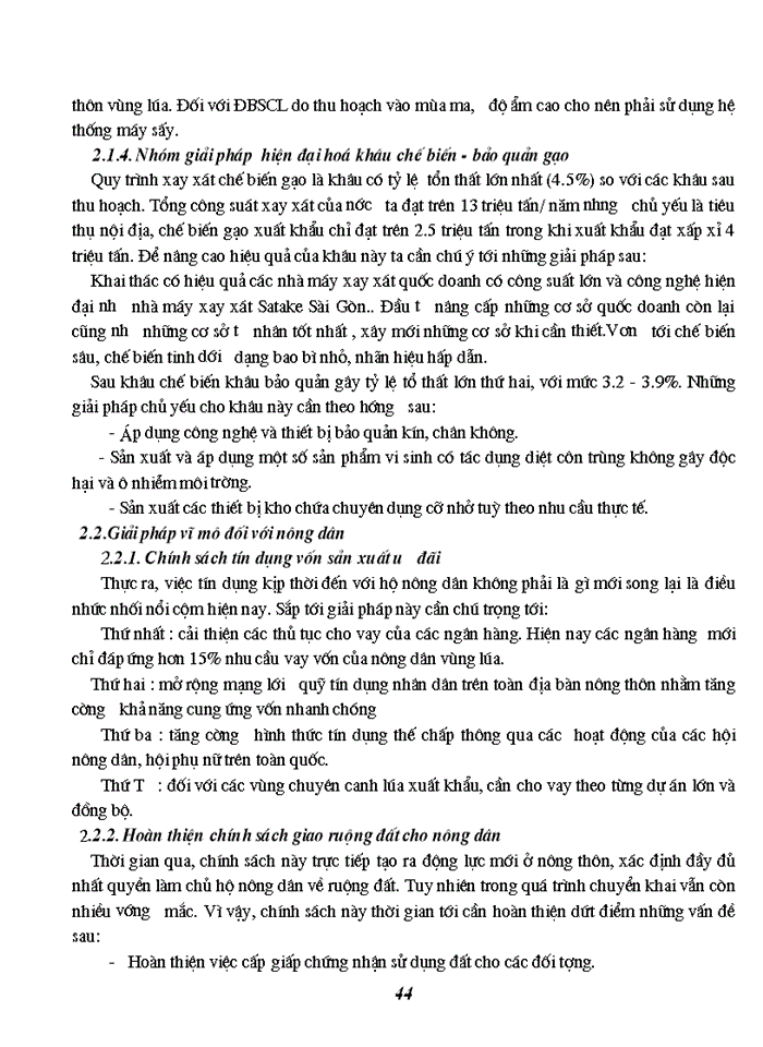 image for page THS Đánh giá về sản xuất và Xuất khẩu lúa gạo của Việt Nam trong giai đoạn 1989 đến nay