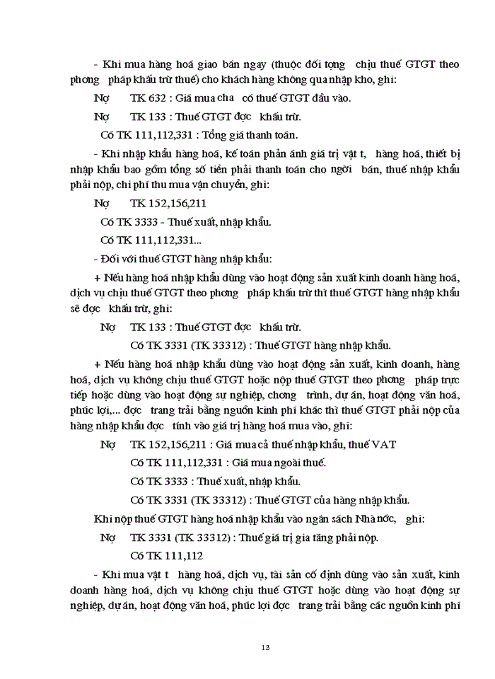 image for page Một số vấn đề về phương pháp tính và hạch toán thuế Giá trị gia tăng ở các Doanh nghiệp