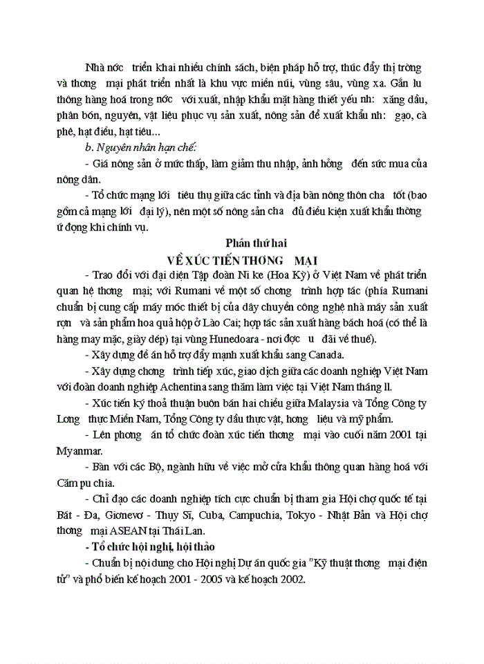 image for page THS Tình hình thực hiện kế hoạch Thương mại